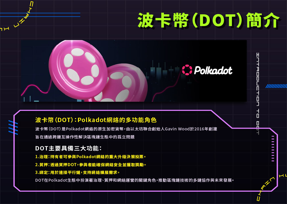 波卡幣（dot）及波卡鏈（polkadot）